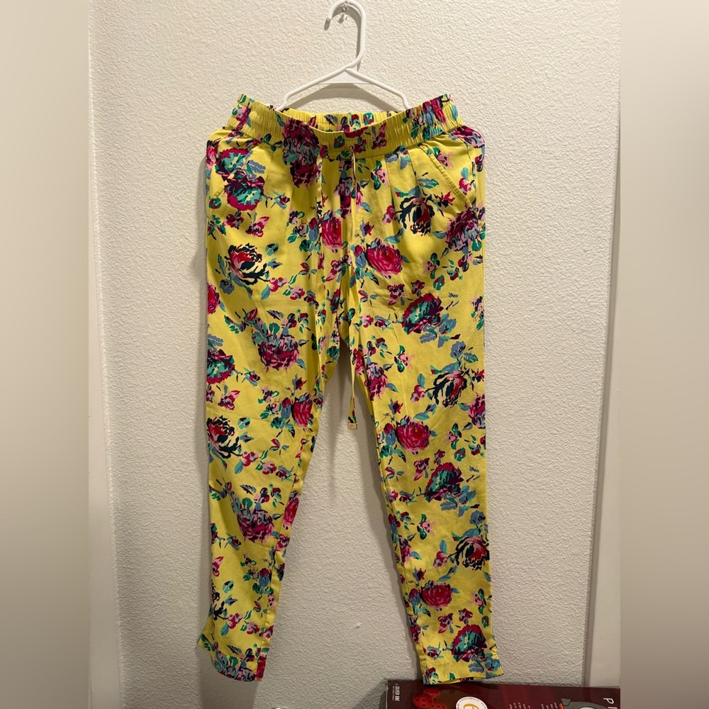 Juicy Couture Yellow Floral Print Garment